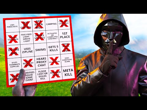 The Last WARZONE BINGO SQUID GAME Edition