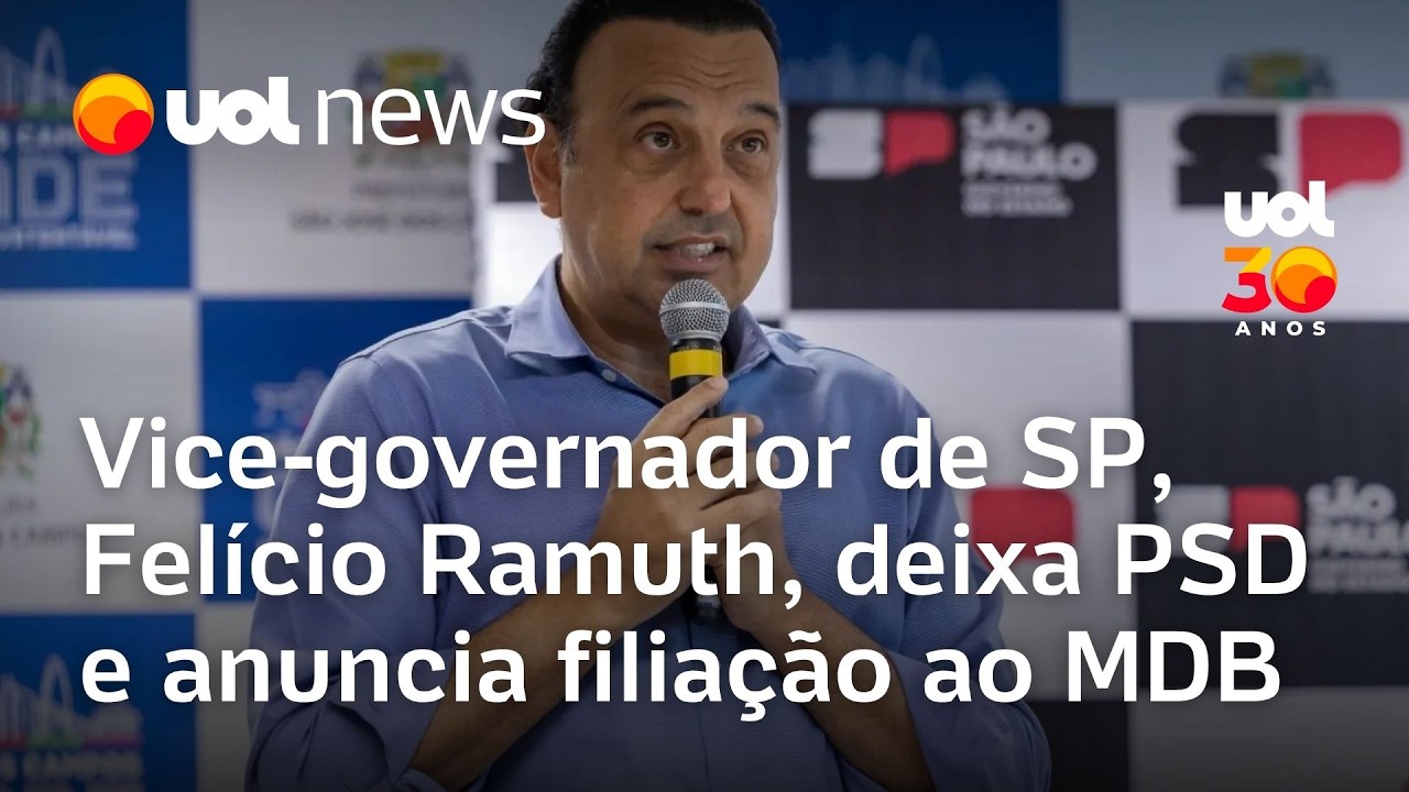 Vice de Tarcísio decide se filiar ao MDB após rompimento com Kassab