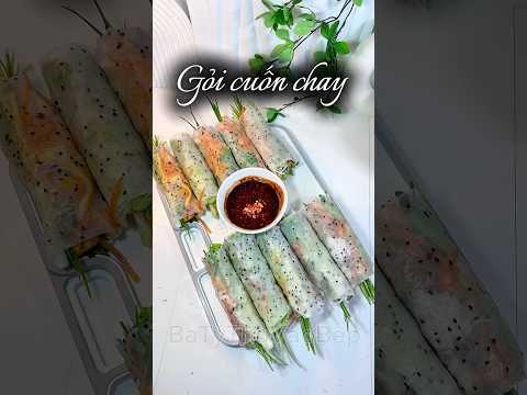 Gỏi cuốn chay. #batythovaobep #cooking #food #viralvideo #shortvideo #videoshort #goicuon