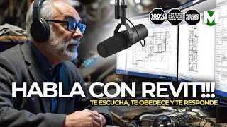 ¡Mira cómo Revit obedece tus comandos hablados!
