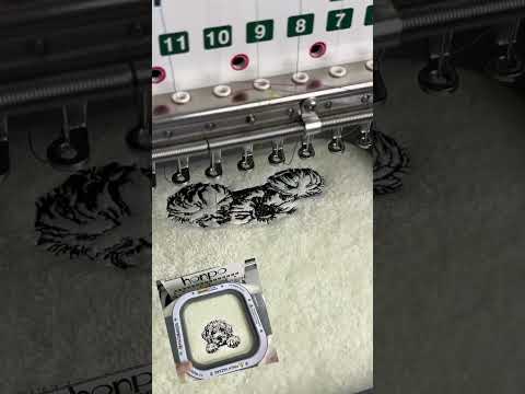 🐶Adorable puppy towel embroidery✨Do you like it? #embroidery #embroiderydesign #dog #towels