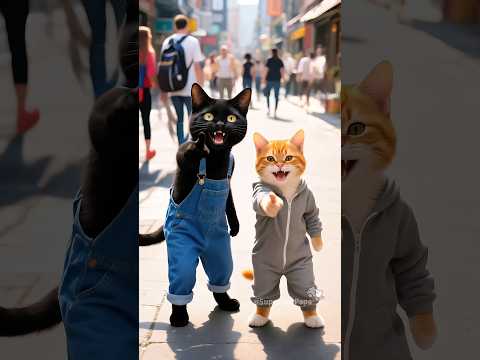Microwave में फँसा चिंकी 😢 #aishorts #cat #chinki #catshorts