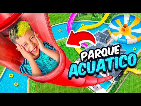 24 HORAS EN UN PARQUE ACUÁTICO!!