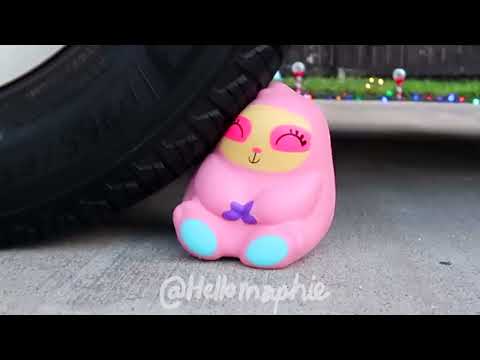Crushing Crunchy & Soft Things by Car Compilation! - Floral Foam, Squishy, Tide Pods and More!