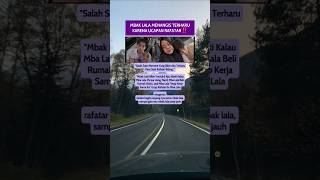 Mbak lala menangis terharu karena ucapan rafathar