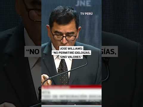 José Williams anuncia que no permitirá ideologías en la educación | El Comercio