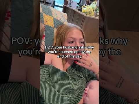 Wouldn't trade it for the world, but no cuddles #momlife #momtok #Lifestyle #baby