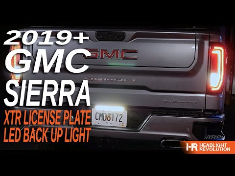 gmc sierra license plate light bulb number