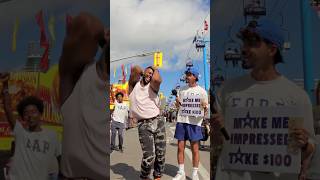 He does the best white girl dance!