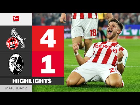 GOAL-FESTIVAL! Köln ON FIRE! | 1. FC KÖLN - SC FREIBURG | Highlights | Matchday 2 – Bundesliga