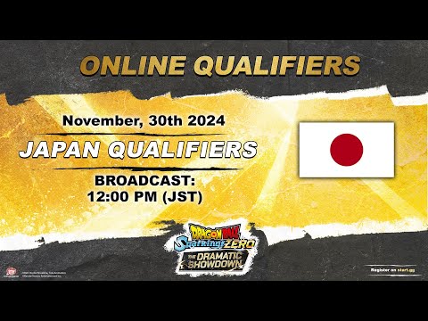 DRAGON BALL: Sparking! ZERO - THE DRAMATIC SHOWDOWN - JAPAN ONLINE QUALIFIERS