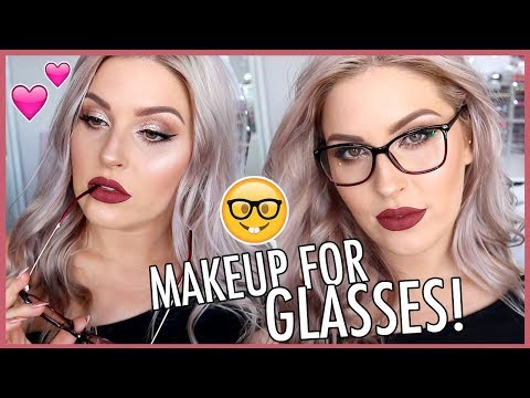 MAKEUP FOR GLASSES & Hacks ?? 5 Pairs Of GLASSES Try On ?