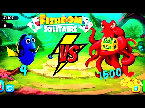 Fishdom Solitaire battle under the sea! | Let's build an aquarium!