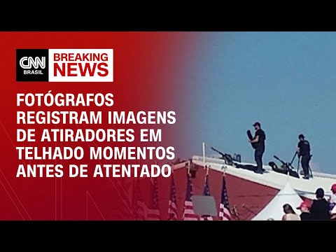 ​Fotógrafos registram imagens de atiradores em telhado momentos antes de atentado | AGORA CNN