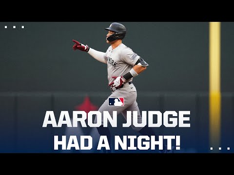 Aaron Judge goes 4-for-4 with a 467-FT MOONSHOT! video clip