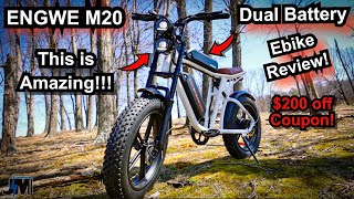 Vido-Test : ENGWE M20 Dual Battery Ebike Review and Performance Test!