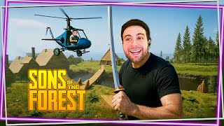 HELICOPTERO y KATANA de ORO (Sons Of The Forest con MODS) #12