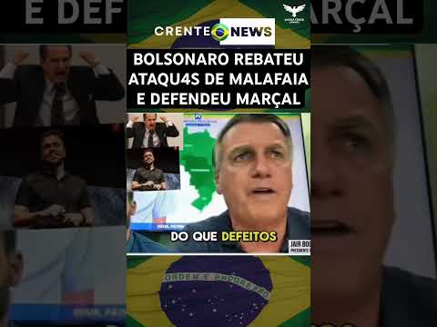 BOLSONARO NÃO DEIXOU BARATO E REBATEU MALAFAIA E AINDA SOBROU PARA MARÇAL! #pablomarçal #bolsonaro