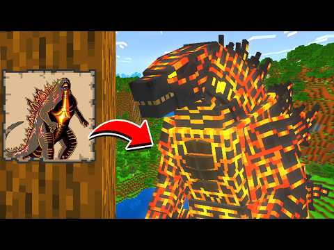 TUDO QUE EU DESENHAR APARECE NO MINECRAFT GODZILLAS!!!