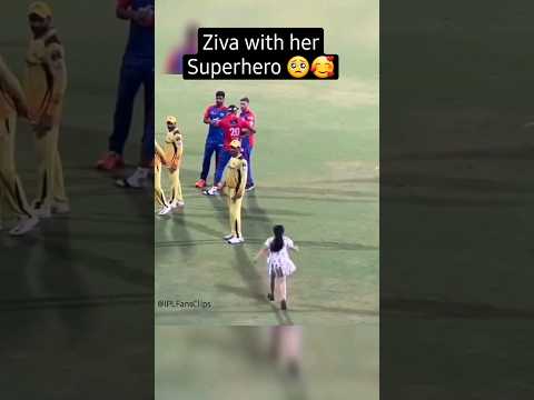 Priceless Emotions! Ziva Dhoni's Adorable Hug to her Superhero Dad #msdhoni