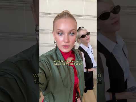 Es ist ehrlich so Anna Delvey, aber probiert es, es funktioniert. 💅 #polinanioly #fashionweek