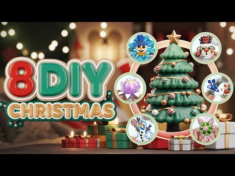 Top 8 Christmas Crafts 🎅 Beautiful Handmade Christmas Decorations Ideas