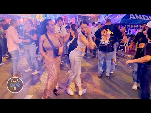 Colombianas Bailando Salsa - Calle del Swing I Feria de Cali 2023