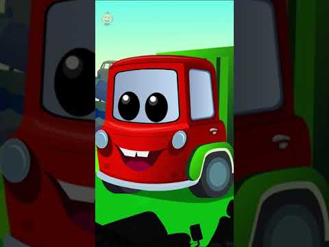 Five Little Garbage Truck #songs #vehicle #trucks #shorts #viral #explore #trending