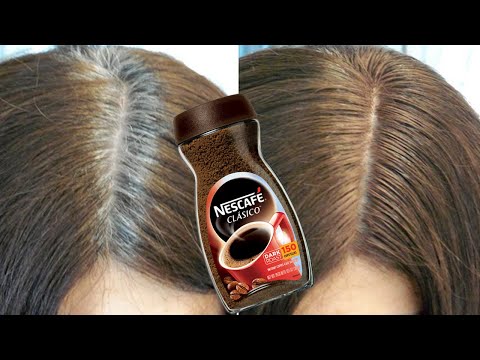 White Hair To Black Permanently in 30 Minutes Naturally | Coffee For Jet Black At Home | 100% Works