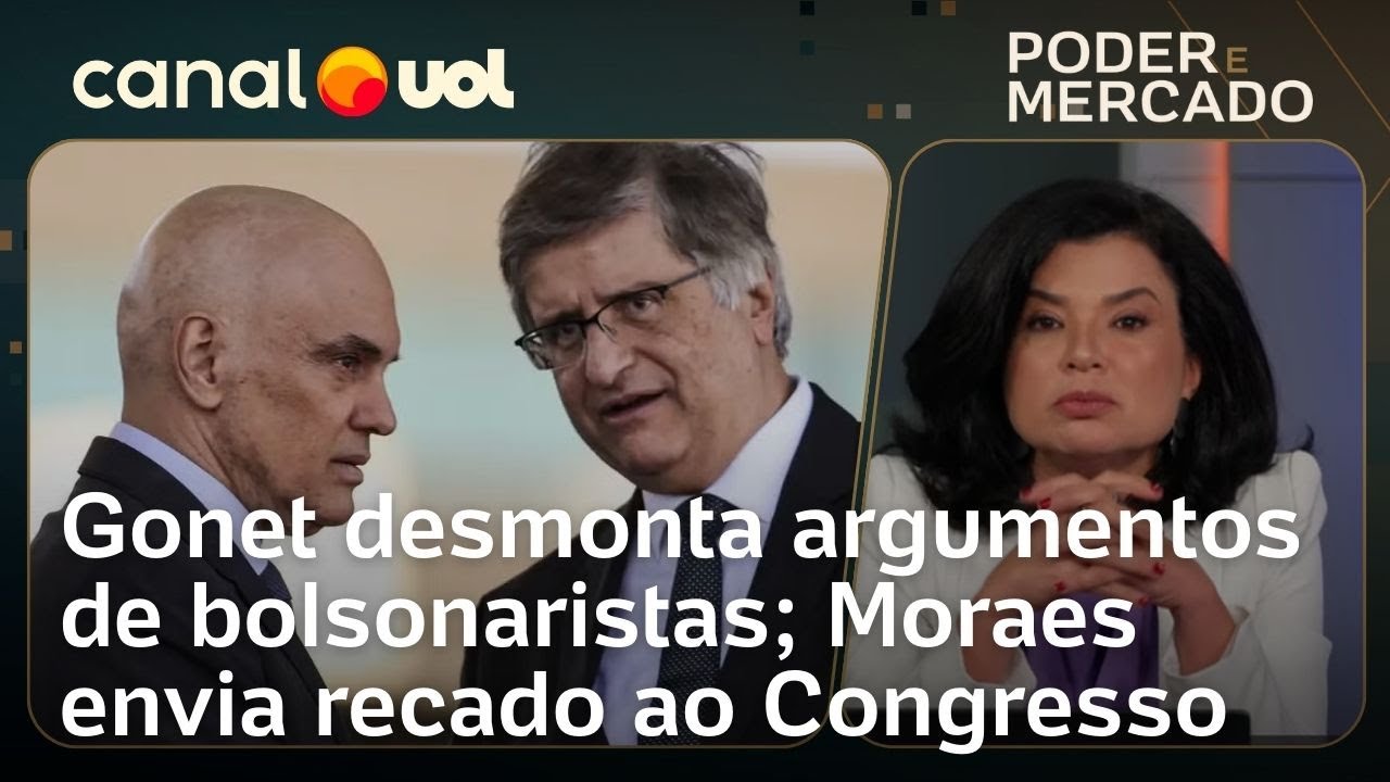 Gonet desmonta argumentos bolsonaristas e Moraes manda recado a políticos | Raquel Landim