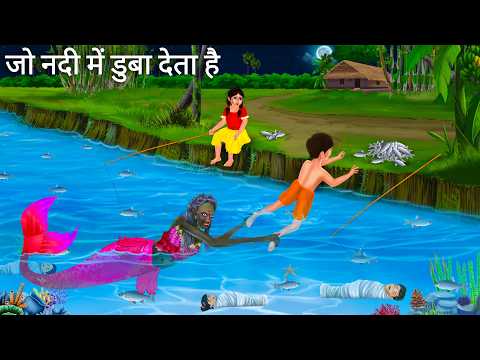 भाई का पैर खींच के ले गया | Nadi ki Pishach | Horror Stories | Jalpari Ki Kahani Hindi Moral Stories