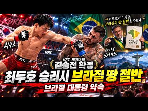 최두호가 이기면 브라질 대통령이 브라질 <strong>땅</strong> 절반을 준다?! 세계대회 결승전 미쳤다