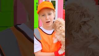Puppy Trapped in Trash! 🐶♻️