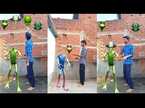 alian head matching vfx magical funny 🤣 video