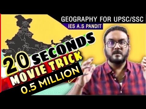 MAP OF INDIA in 20 Sec😱 AMAZING TRICK By UPSC Topper| Crack UPSC CSE/SSC/IAS | Geography