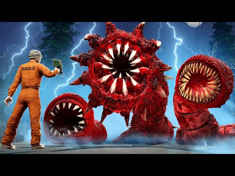 ME ENFRENTO a SUPER WORM EATER en una BATALLA EPICA en CAZADORES SCP | GARRY'S MOD