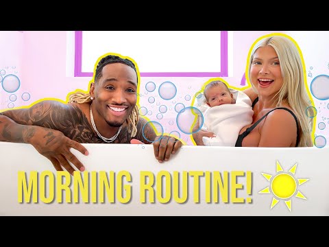 OUR OFFICIAL MORNING ROUTINE WITH A NEWBORN!!!