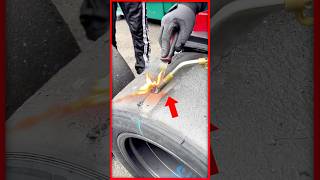 Why Are They Burning Tires!!💥💥 #new #yt #youtubeshorts #car