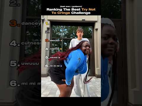 Ranking The Best Try Not To Cringe Challenge #challenge #ranking #tiktok #moments