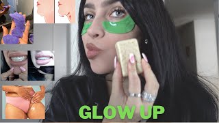 HOW TO GLOW UP AT HOME (100% WORKS) | DIY TEETH WHITENING, SKIN TIGHTENING, WAXING + AMAZON FAVES
