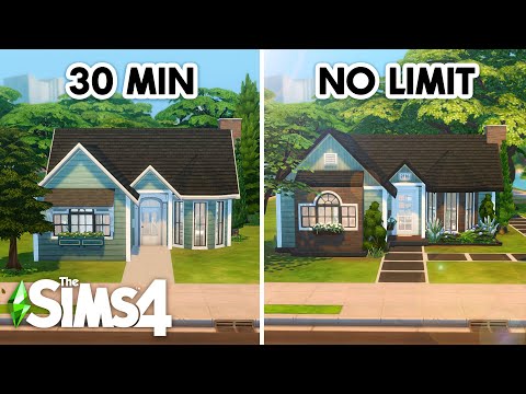 Rebuilding my 30-Minute Build with NO TIME LIMIT in The Sims 4