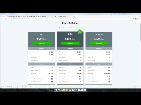 SEMrush 101 -- Monday, January 29th, 12PM