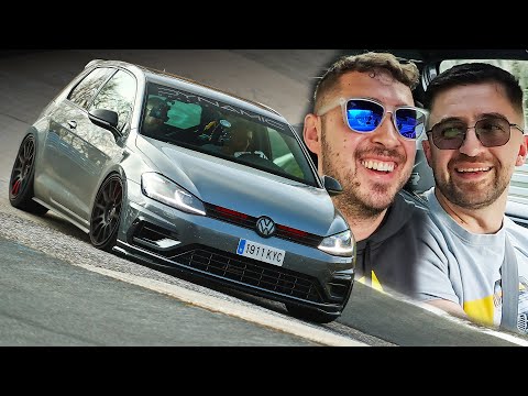 This VW Golf 7.5 R has INSANE BRAKES! // Nürburgring