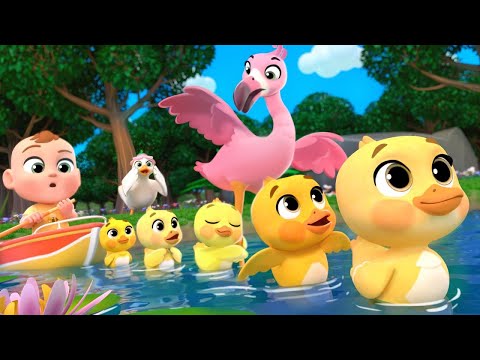 Five Little Ducks with Birds + MORE Lalafun Nursery Rhymes & Kids Songs | lia cha cha rhymes