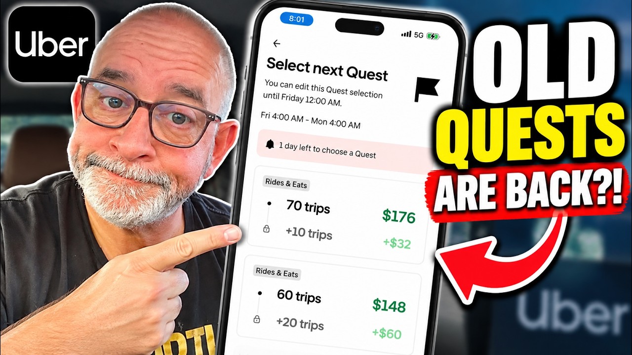 I Got An Old School Uber Quest (Are The Coming Back?)