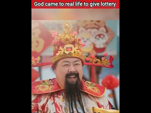 God came to real life to give lottery ๐ฑ #shorts #viral