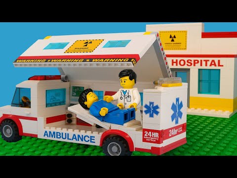 LEGO Ambulance with Automatic Sliding Doors – LEGO Technic Car