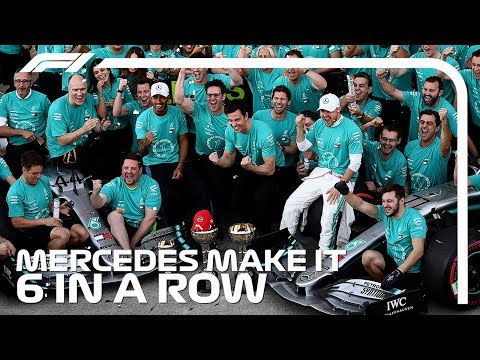 Six In A Row! Mercedes Match Ferrari Record With 2019 Title Win