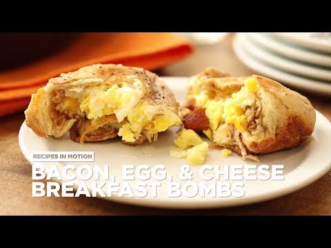 Breakfast Recipes - How to Make Bacon Egg and Cheese Breakfast Bombs7