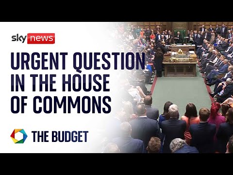 House of Commons live: Urgent Question on briefings to the media ahead of the budget